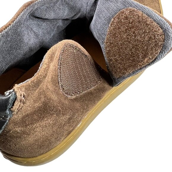 Satorisan Suede Ankle Slip On Shoes Size 37 Brown Rubber Soles main image 14